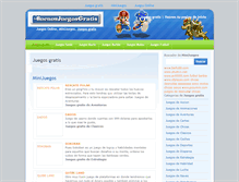 Tablet Screenshot of buenosjuegosgratis.com